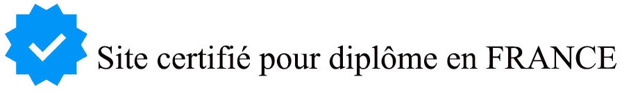 Site certifié pour diplôme en FRANCE